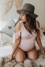 Sylvia Body Suit in  Blush Pink