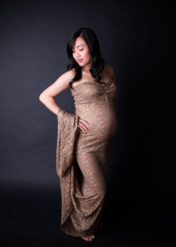 Golden Mocha Gown