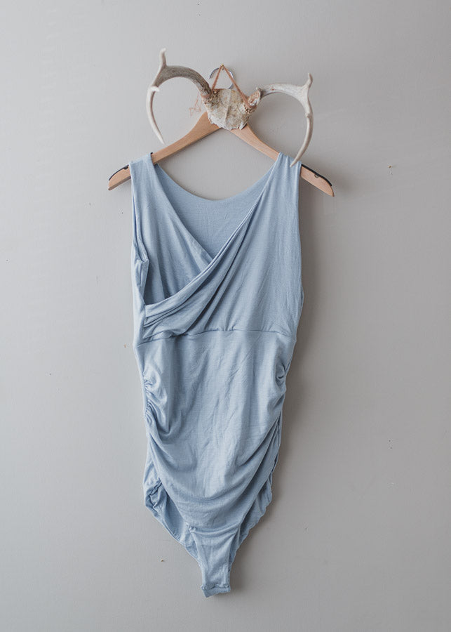 Maternity Body Suit Blue Rain – Pinkstar Maternity Couture