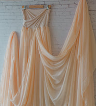 Peachy natural Rachel gown, very flowy!